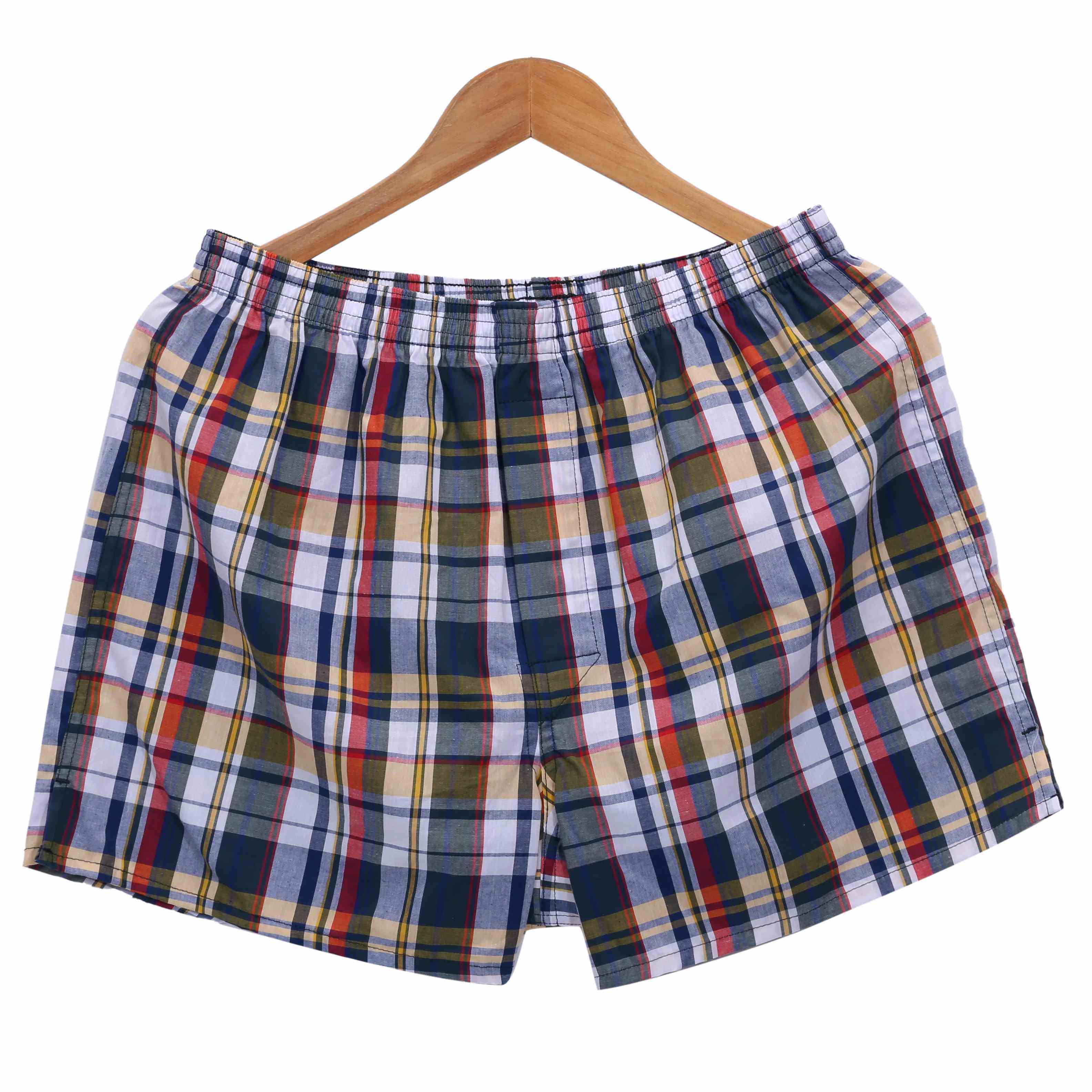 4条装阿罗裤 男士内裤平角裤纯棉宽松透气居家睡裤青年棉布大裤衩,淘宝优惠券,粉丝福利购,淘宝优惠卷