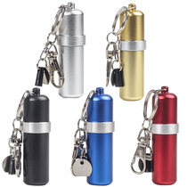 Kerosene Lighter Oil Pot Metal Carry-on Portable Oil Jug Small Oil Tank Mini Alcohol Bottle Key Buckle Multipurpose