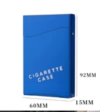 Металлический длинный ультратонкий портсигар подходит для мужчин и женщин, 6.5mm, алюминиевый сплав