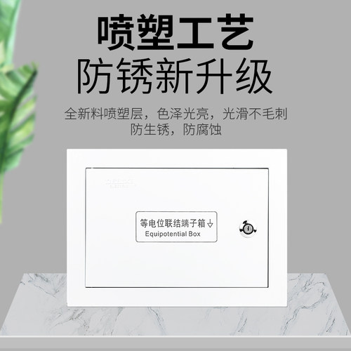 德力西td28局部等电位端子箱leb 联结箱卫生间连接盒暗装国标铜排 - 图2