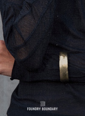 原创小众手工螺层窄手镯