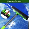 Three-section pole carpet hair removal broom to scrape dust, hand-washable rubber floor brush to clean dog hair, wipe window to remove floating hair