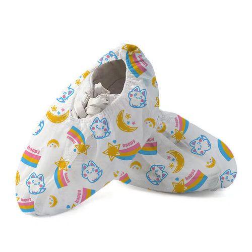 【真圆头】加厚一次性鞋套室内耐磨防尘成人学生待客防滑透气脚套 - 图3