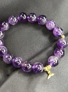 韩国设计师品牌 25春夏天然紫水晶 手链