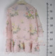 ສີບົວ Mary Spring and Summer studded diamond printed chiffon shirt standard