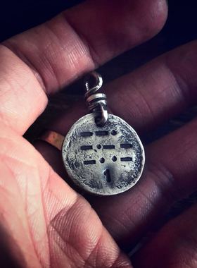 蓮說製物lotusstudio做旧银牌