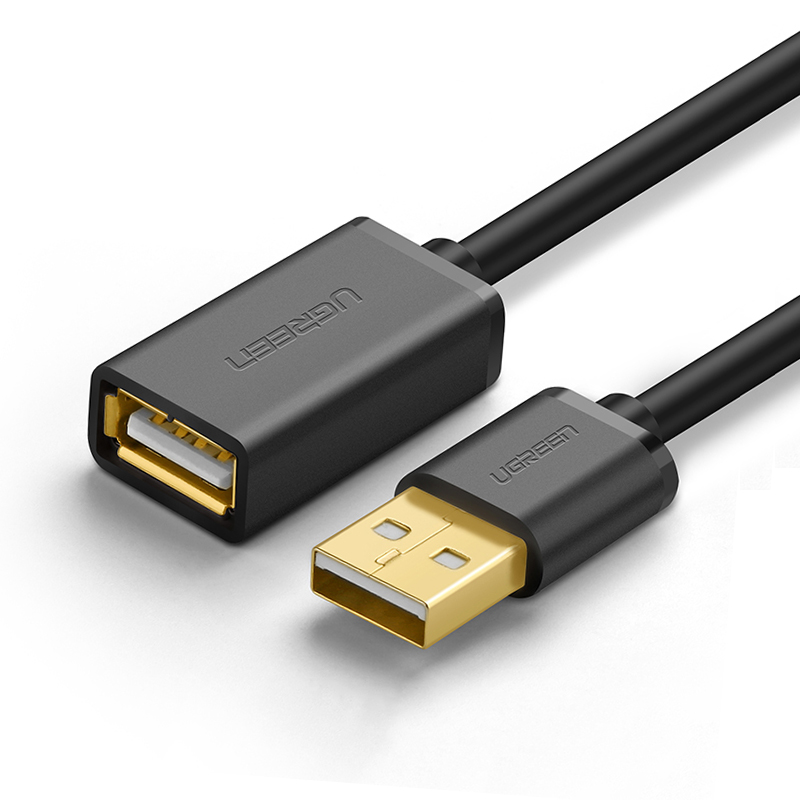 绿联usb3.0延长线 2.0公对母电脑鼠标U盘鼠标加长线数据线1/3/5米 - 图1