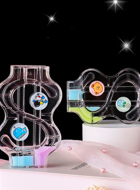 亚克力儿童房摆件美元符号油滴