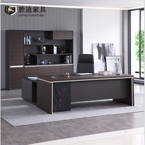 New Computer Desk Big Bandai Briefing Modern Boss Table And Chairs Combination Middle Class Desk Manager Office Furniture Single