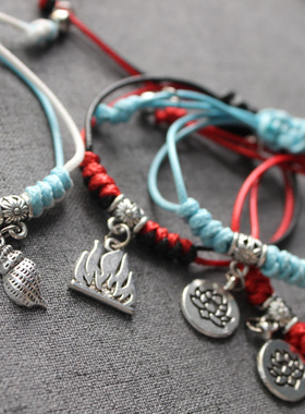 哪吒魔童莲花灵珠敖丙海螺手绳