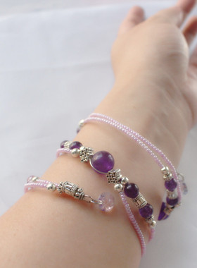 同款李兰迪手环星落凝成糖夜昙