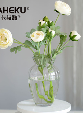 kaheku克利恩餐桌透明玻璃花瓶