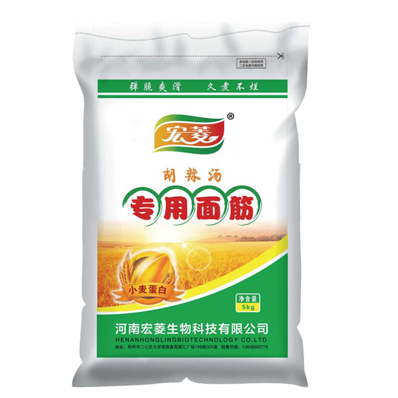胡辣汤专用面筋河南特产高劲耐煮干面筋片早餐商用干面筋片有嚼劲_宏菱面筋品牌店_零食/坚果/特产-第5张图片-提都小院
