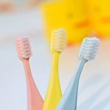 Японская детская зубная щетка для младенца, зубная паста, мягкий комплект, ручка, 1 лет