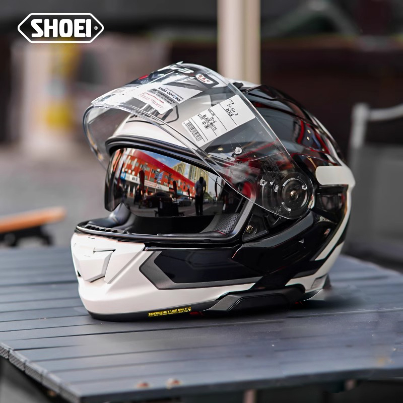 日本SHOEI全盔GT3代摩托车头盔GT AIR3双镜片摩旅机车街车男女冬 - 图1
