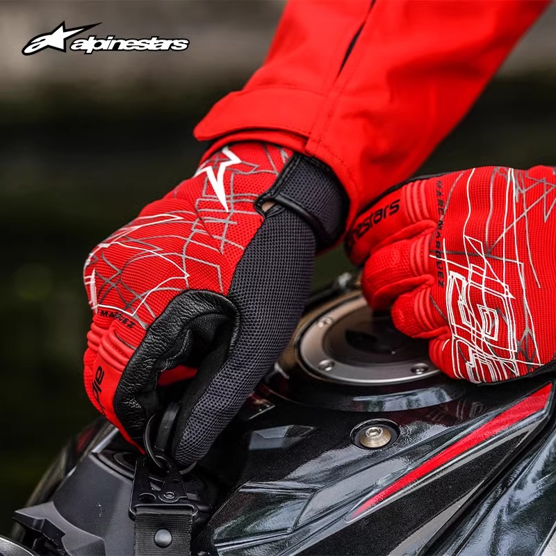 A星alpinestars MM93 LOSAIL V2 马奎斯联名手套春夏季摩托车手套 - 图0