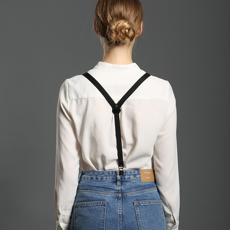 De Lisle高端女士背带夹裤夹子吊带 男士西裤背