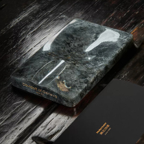 Top Jedi Daviduff David off joint day without snow eggplant Ashtray Natural Half Treasure Stone Blue Emerald