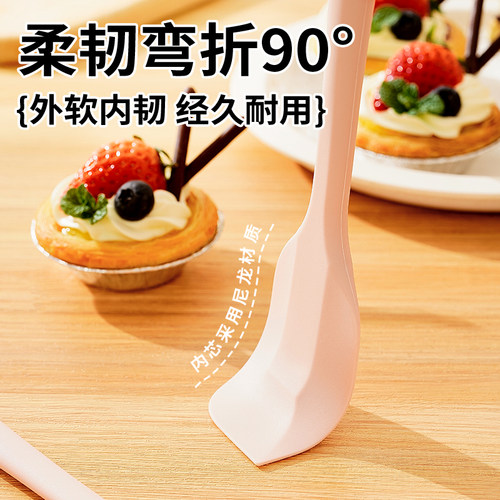 展艺硅胶刮刀耐高温奶油刮板抹刀黄油蛋糕铲子月饼食品烘焙工具 - 图2