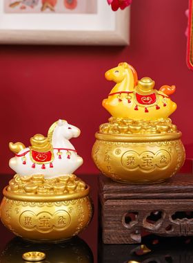 2026新年吉祥物生肖马小摆件