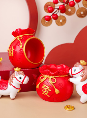 新年吉祥物生肖马摆件