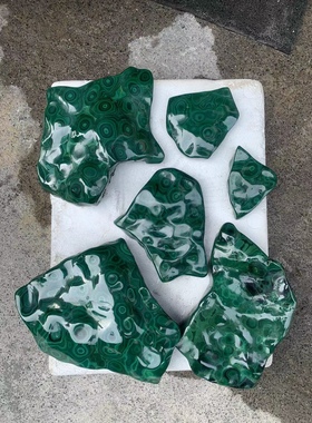 天然孔雀石原石摆件凤凰石奇石矿物晶体矿石标本室内客厅观赏石头