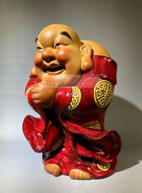 陶瓷石湾公仔风水喜庆开张工艺品