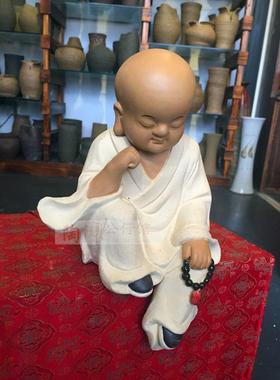 客厅酒柜摆件人物静思和尚