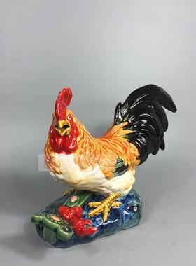 客厅招财摆件称心如意生肖鸡
