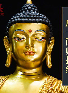 铜像摆件药师八药雕像