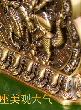 白财神水陆供水财神摆件