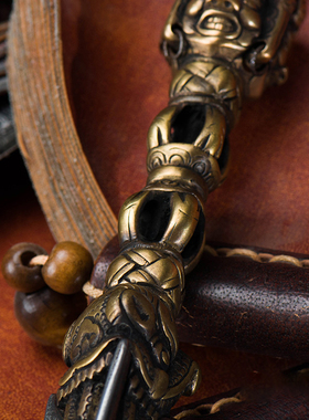 尼泊手工马头金刚杵供具