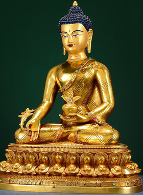 铜制供奉中式客厅全鎏金