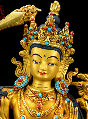 桌面摆件铜像释迦族手工尼泊尔