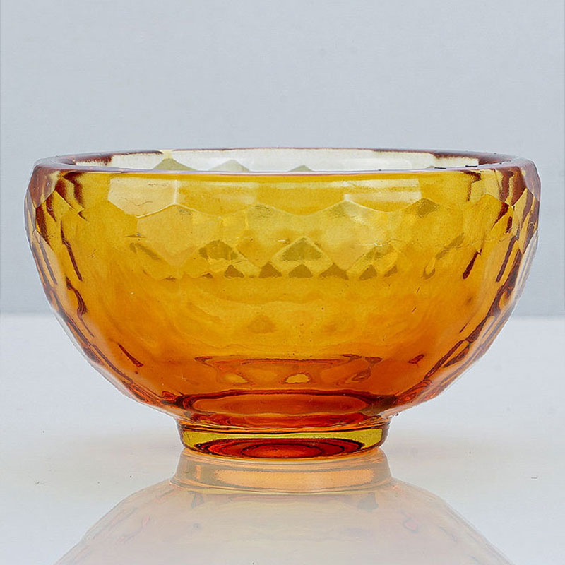 佛前水供杯用品杯  观音圣水杯七彩水晶透明玻璃供水碗 用品碗7个 - 图1