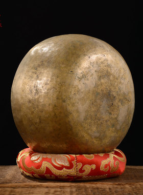 尼泊尔手工老颂钵摆件