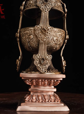 客厅十五世纪塔柱双面佛