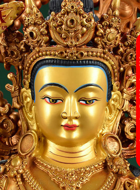 铜室内居家摆件全鎏金细致雕花