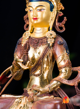 金刚萨埵尼泊尔鎏金摆件
