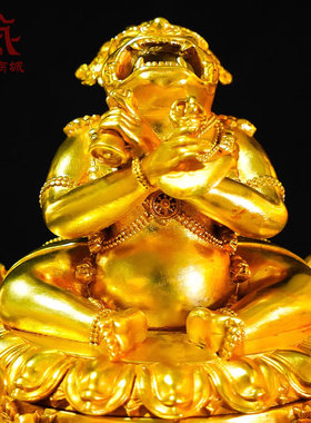 全鎏金火供施食熏香炉