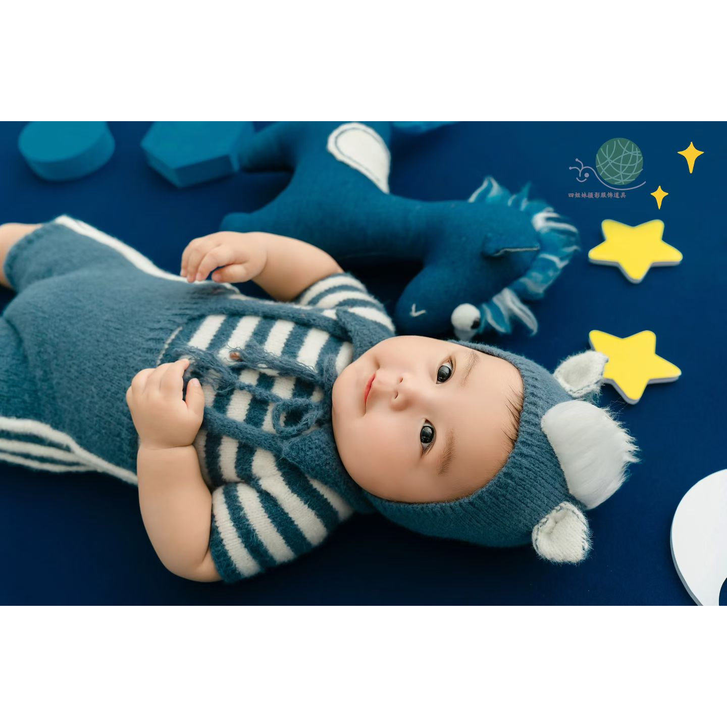 马宝宝百天百岁照帽子衣服玩偶影楼婴儿拍照服饰道具摄影主题服装,淘宝优惠券,粉丝福利购,淘宝优惠卷