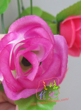 2米长仿真玫瑰花藤假花草藤条叶藤蔓节庆装饰布置用品20朵花