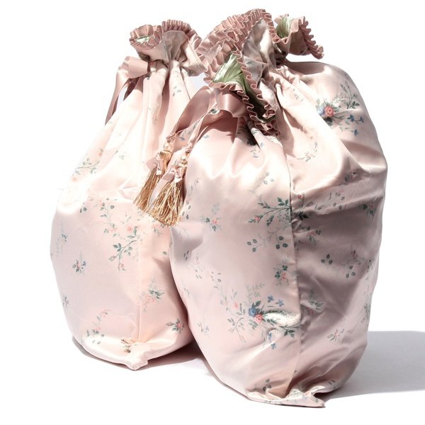 甜美碎花 流苏花边装饰收纳袋  衣服 收纳袋 出差旅行收纳,淘宝优惠券,粉丝福利购,淘宝优惠卷