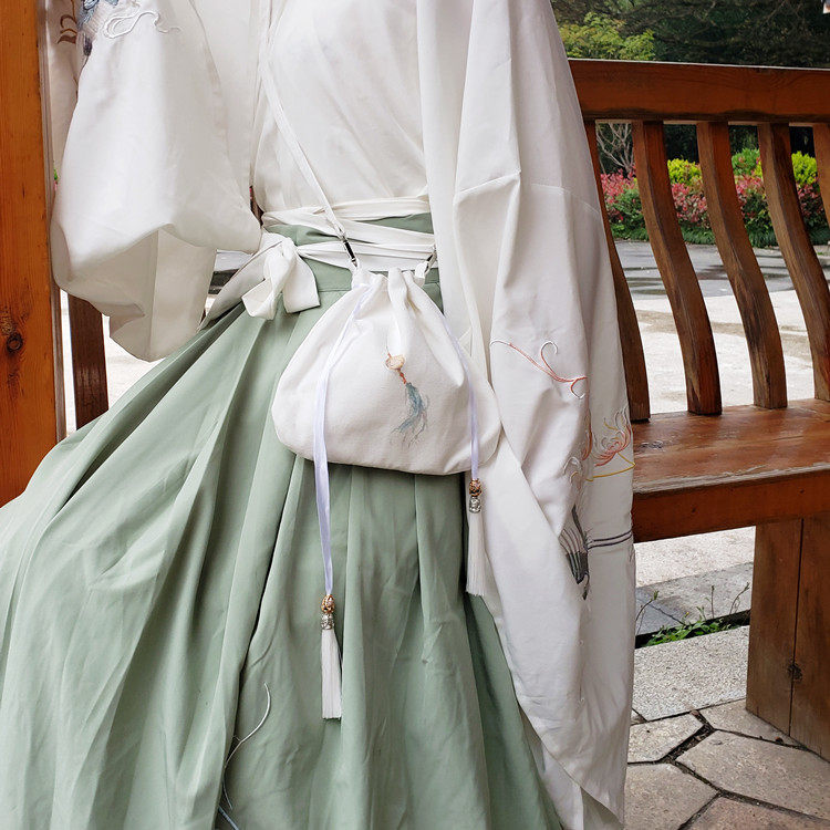 新款古风印花汉服包流苏包 斜跨包单肩包帆布包搭配古装服饰荷包X,淘宝优惠券,粉丝福利购,淘宝优惠卷