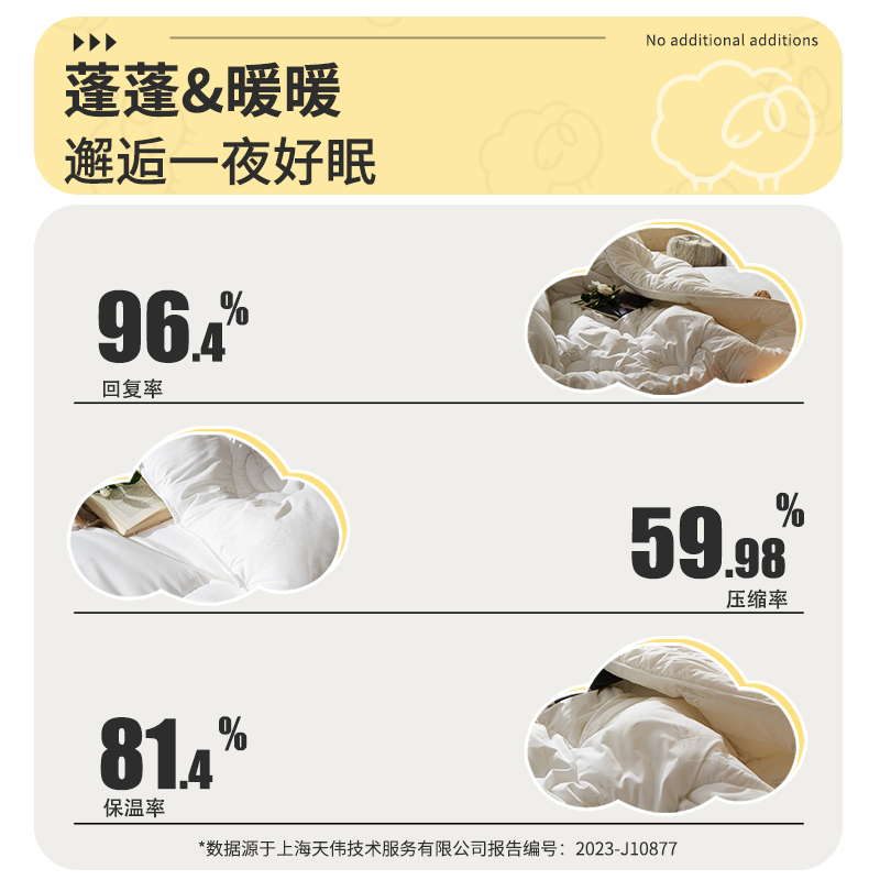 小绵羊纯羊毛绒被冬天加厚保暖棉被春秋四季被芯被子100%澳洲进口