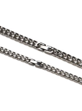 钛钢项链男秋冬高级不掉色饰品跨境配饰新品不锈钢古巴链男士