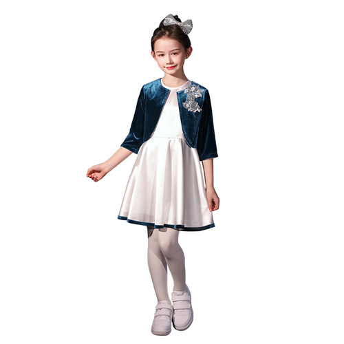 六一儿童合唱服装演出服男女童礼服中小学生表演朗诵纱裙大合唱团 - 图3