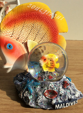 马尔代夫纪念品地中海可爱鱼造型