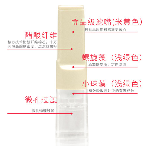 CS5烟嘴日本原装进口一次性过滤嘴健康减烟过滤器男士烟具正品 - 图0