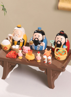 古典大号案几PLA摆件桌面微型神